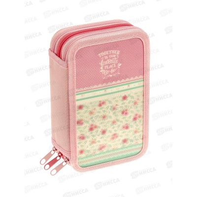 Пенал ПП Нежные розы, 3отд, 190*115, ПН-1977 *24