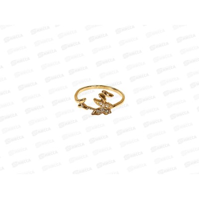 Кольцо жен. п/зол. со стразами в асс.