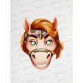 Маска карнавал "Лошадка с гривой" 10888483