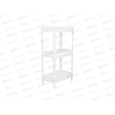 Этажерка 3х секционная Kleo 365*230*700мм белый Этажерка 3х секционная Kleo 365*230*700мм белый