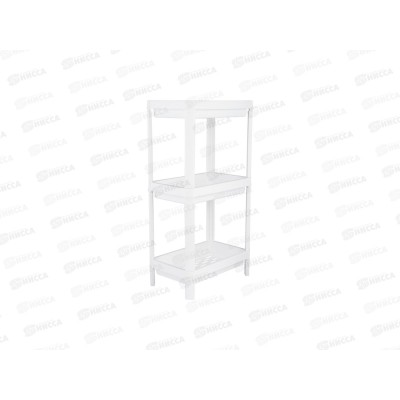 Этажерка 3х секционная Kleo 365*230*1000мм белый Этажерка 3х секционная Kleo 365*230*1000мм белый