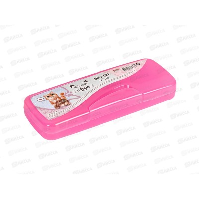 Пенал пласт. ПП Любовь котиков ,ПН-1676