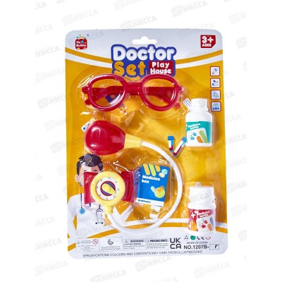 Набор "Доктор" 2847250 на блистере 21*30*4см Набор "Доктор" 2847250 на блистере 21*30*4см