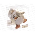 Елочная игрушка Веселый пингвиненок 11*6см шампань 916-0734