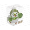 Елочная игрушка Веселый пингвиненок 8*6*9,5см Салатовый 916-1596