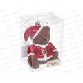Елочная игрушка Новогодний мишка 7*6*10см 107-6076