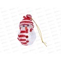 Елочная игрушка "Снеговик" с подсветкой 10см,3*AG3, 10724461