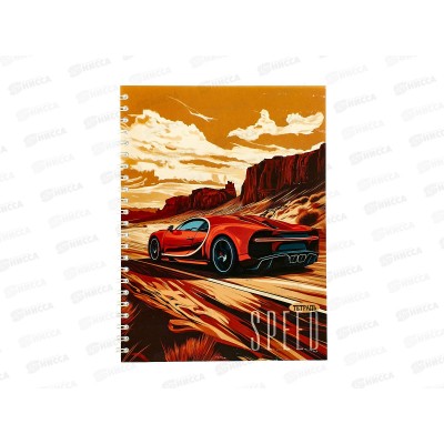 Тетрадь 40л кл. Апплика Авто в пустыне, С0154-07 *80