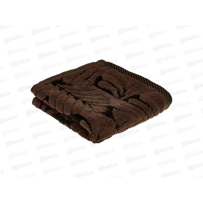 Полотенце махровое 30*60 LuxoR Флора шоколадный