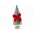 Елка на подставке с бантом 6*6*15см новог.декор 10539837