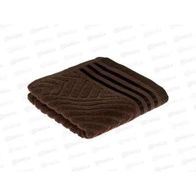 Полотенце махровое 30*60 LuxoR Модерн шоколадный