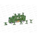 Набор &quotВоенный &quot 3049929 инерц. машинка, 8 солдатиков , в коробке