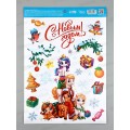Наклейка интерьер "Елка из коней" 29,7*42см 10864227