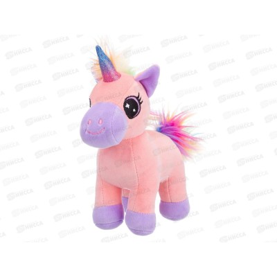 Игрушка ТМ &quotRelana" Единорог розовый 20см, RL24181-20 в пакете