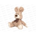 Игрушка ТМ "Relana" Зайчик с коричневым шарфиком, 20см, RL24131-20 Игрушка ТМ "Relana" Зайчик с коричневым шарфиком, 20см, RL24131-20