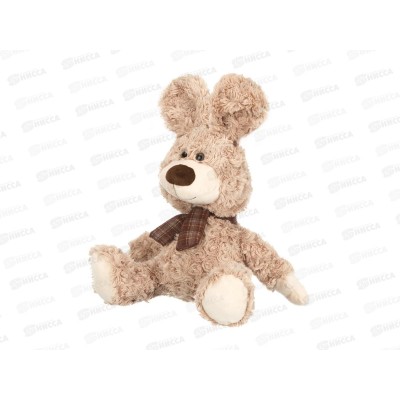 Игрушка ТМ &quotRelana" Зайчик с коричневым шарфиком, 20см, RL24131-20