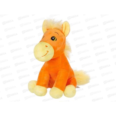 Игрушка ТМ "Relana" Лошадка оранжевая, 19см, RL25012-19 Игрушка ТМ "Relana" Лошадка оранжевая, 19см, RL25012-19