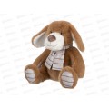 Игрушка ТМ &quotRelana" Собака бежевая в шарфике, 22см, RL24232-22