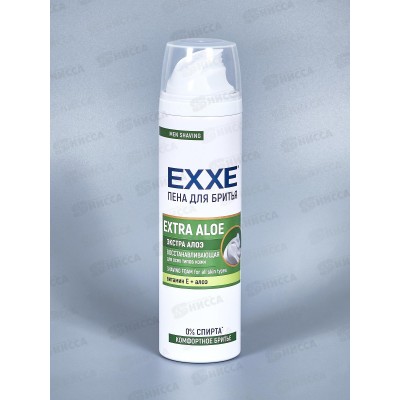 EXXE Пена д/бритья EXTRA ALOE восстанавливающая 200мл *6/24 С0008019