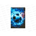 Блокнот 40л. Lamark А6 Крутой футбол. клетка, на гребне. 0306 *30