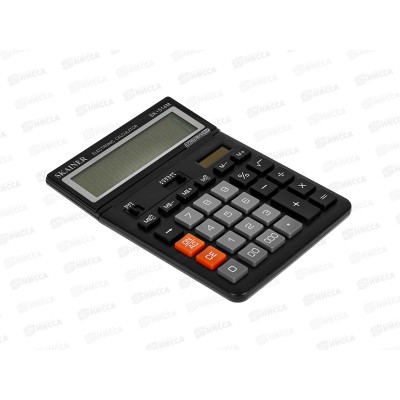 Калькулятор SKAINER SK-514M 14разр.,большой черный *10