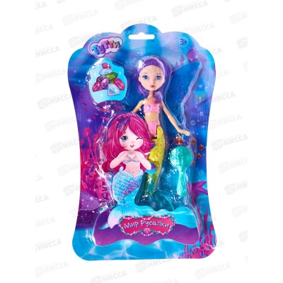 Кукла русалка 19см с крыльями, расческа, Y230200399-1-RU блистер Кукла русалка 19см с крыльями, расческа, Y230200399-1-RU блистер