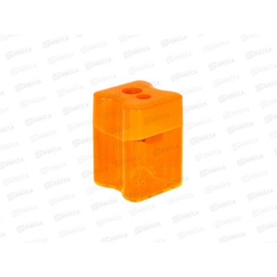 Точилка EK60057 Wave Duo, Neon с конт.ассорти *12