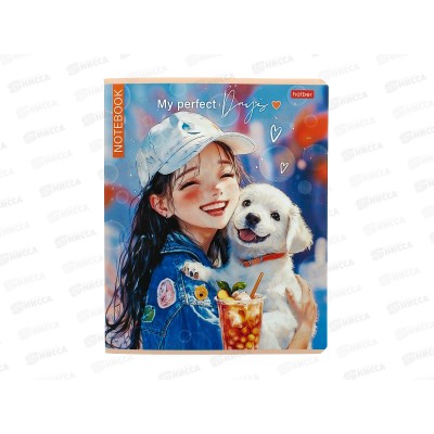 Тетрадь 48л кл. Hatber Bubble Tea  Soft toutch*5/60