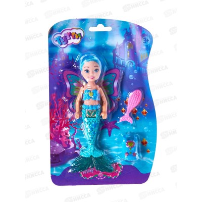 Кукла русалка 16см с аксесс., Y2304О0584-2-RU блистер