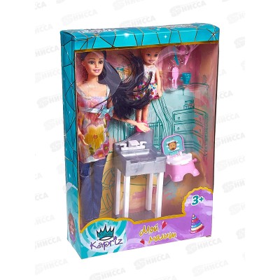 Кукла Miss Kapriz 104AMKQ Мой малыш Ванная комната, FCJ0908415 Кукла Miss Kapriz 104AMKQ Мой малыш Ванная комната, FCJ0908415