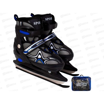 Коньки раздв. р.М 34-37 черные 141V-553 Коньки раздв. р.М 34-37 черные 141V-553