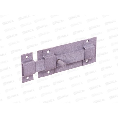 Засов накладной 3ПК-1 серый Аверс 012889