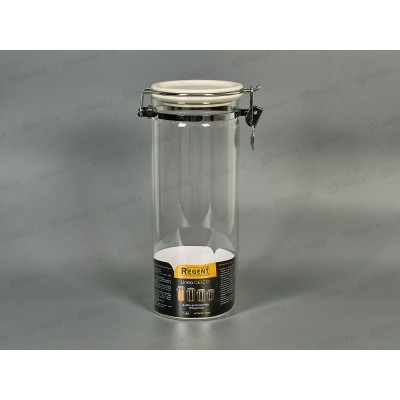 Банка для сыпучих продуктов с замком 74-703 1,5л Linea Desco