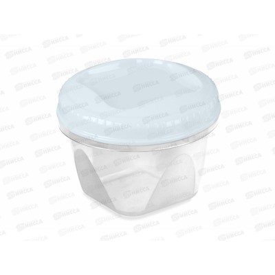 Банка с завинч кр Тондо 1,2л С287СГЛ Светло-голубой *16