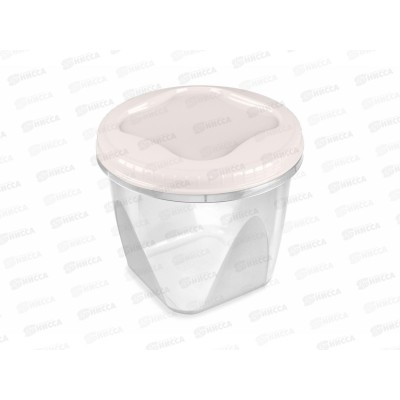 Банка с завинч кр Тондо 1,5л С288КРЕМ Кремовый *16