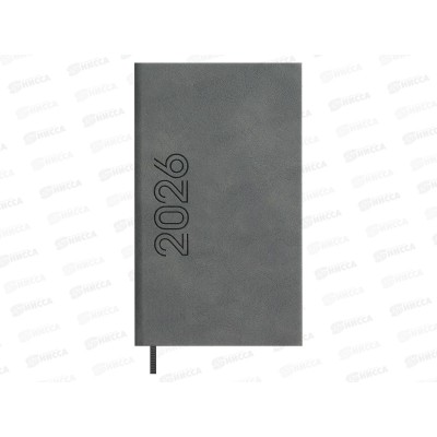 Еженедельник ФЕН 2026 64л.180*145мм Escalada Лозанж серый,70360