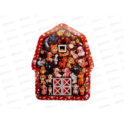 Пазл в рамке для детей "Ферма" R-006