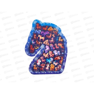 Пазл в рамке для детей &quotЛошадки&quot R-012