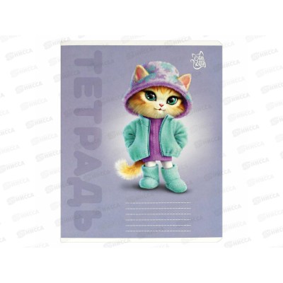 Тетрадь 12л лин. ФЕН Городские кошечки,68522 *10/160 Тетрадь 12л лин. ФЕН Городские кошечки,68522 *10/160