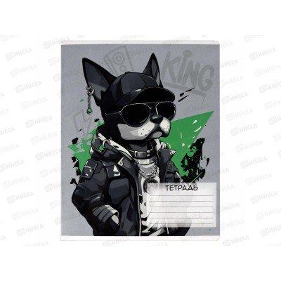 Тетрадь 12л лин. ФЕН Крутые зверята,68538*10/160