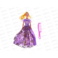 Кукла-модель 29см, в бальном платье, 1000022, в пакете