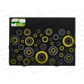 Папка на резинке Alingar A4 Black C  AL972/973