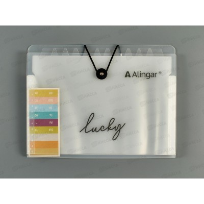 Папка на резинке Alingar A4 Lucky C  AL11379