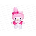 Kuromi San RIO зайка мелоди в накидке, КМ124116-17NS 17см, Мульти-Пульти
