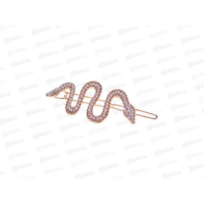 Заколка д/волос "Змейка" со стразами №10093 Заколка д/волос "Змейка" со стразами №10093