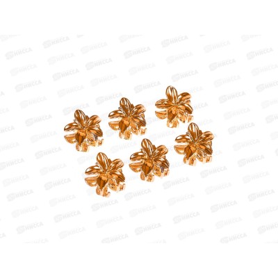 Краб металл. 2,5см "Цветок" №10114 (уп 6шт) Краб металл. 2,5см "Цветок" №10114 (уп 6шт)