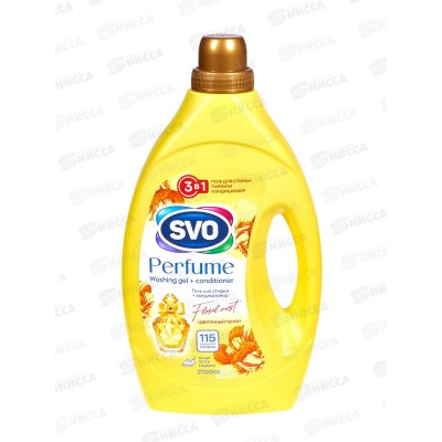 SVO гель для стирки 2,7л Цветочный туман 3в1 *6 SVO гель для стирки 2,7л Цветочный туман 3в1 *6