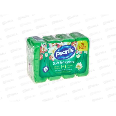 SVO Pearlis крем-мыло 4*85гр Зеленый чай *24