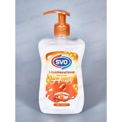 SVO Мыло жидкое 500мл Мед молоко *12 SVO Мыло жидкое 500мл Мед молоко *12