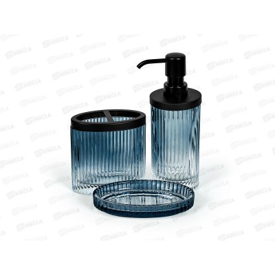 Набор для ванной комнаты стекло 3предмета 500537 *8 Набор для ванной комнаты стекло 3предмета 500537 *8
